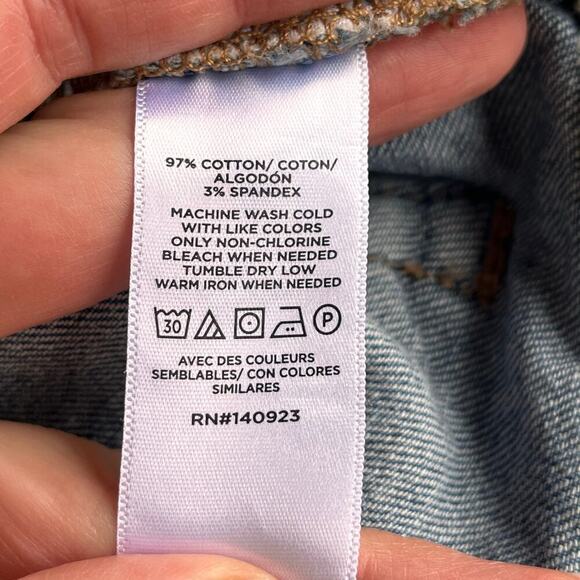 LOFT Women's Medium Wash Cut Off Jean Shorts Size 2 26" - Picture 9 of 9